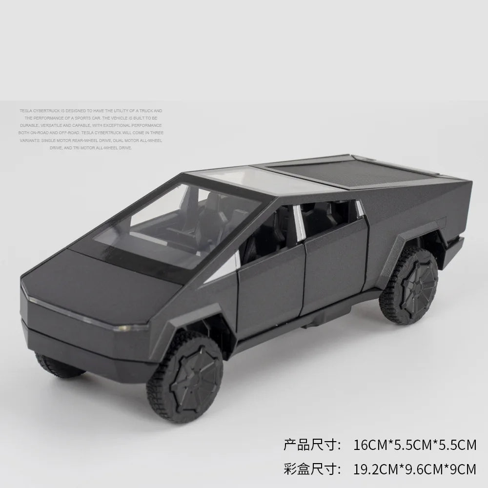 1:32 Tesla Cybertruck Alloy Car Model Diecasts & Toy Vehicles Toy Cars Pickup Truck Kid Toys For Children Christmas Gift Boy Toy