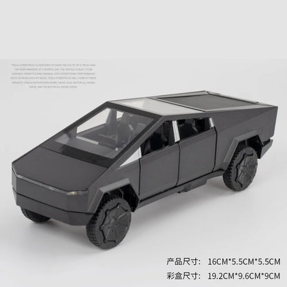 1:32 Tesla Cybertruck Alloy Car Model Diecasts & Toy Vehicles Toy Cars Pickup Truck Kid Toys For Children Christmas Gift Boy Toy