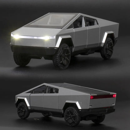 1:32 Tesla Cybertruck Alloy Car Model Diecasts & Toy Vehicles Toy Cars Pickup Truck Kid Toys For Children Christmas Gift Boy Toy